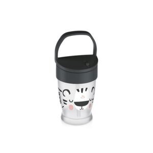 LOVI Cup with Straw JUNIOR 250ml Salt&Pepper