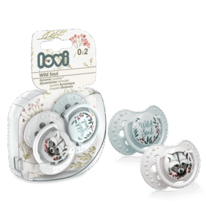 LOVI dynamic silicone pacifier 0-2 m 2 pcs Wild Soul Boy