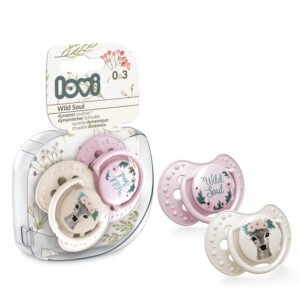 LOVI Silicone Dynamic Soother 0-3m 2 pcs Wild Soul Girl