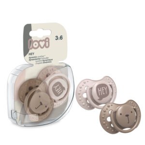 LOVI Silicone Dynamic Soother 3-6m 2 pcs Hey Girl