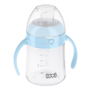 First cup with spout LOVI 150 ml blue