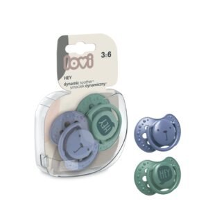 LOVI Silicone Dynamic Soother 3-6m 2 pcs Hey Boy