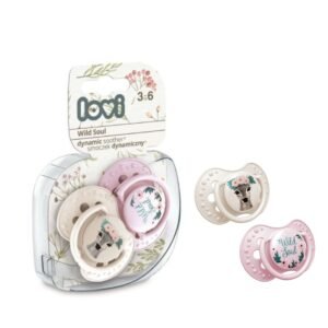 LOVI Silicone Dynamic Soother 3-6m 2 pcs Wild Soul Girl