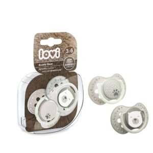LOVI Silicone Dynamic Soother 3-6m 2 pcs Buddy Bear