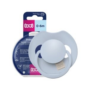 LOVI Prime Silicone Dynamic Soother 0-6m 1 pc Baby Blue