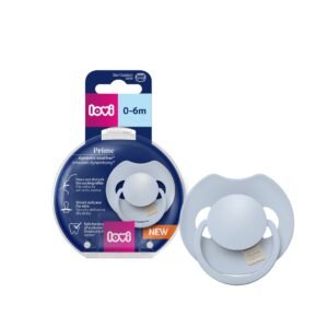 LOVI Prime Silicone Dynamic Soother 0-6m 1 pc Baby Blue