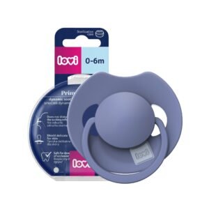 LOVI Prime dynamic silicone pacifier 0-6m 1 pc Blue
