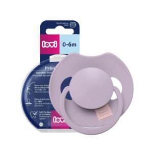 LOVI Prime dynamic silicone pacifier 0-6m 1 pc Violet