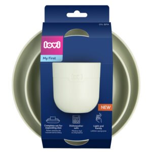 LOVI Pistachio Cup and Dish Set